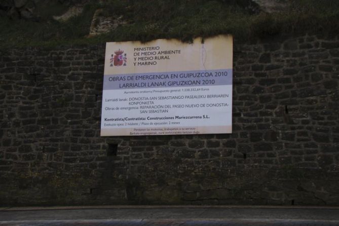 Obras en Donostia-San Sebastián