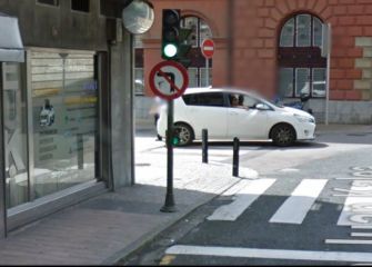 ¿Qué ha ocurrido con este semáforo de Eibar?