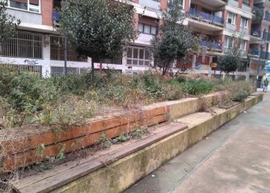 Amara Berriko Probestu plazaren egoera lotsagarria