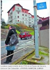24 paradas de bus sin marquesina en Alza.