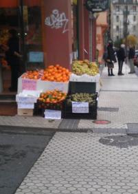 acera colapsada en egia