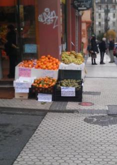 acera colapsada en egia