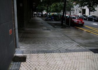 Acera de 3ª división en Amara