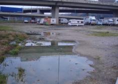 Aguas fecales al aire libre