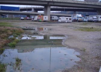 Aguas fecales al aire libre
