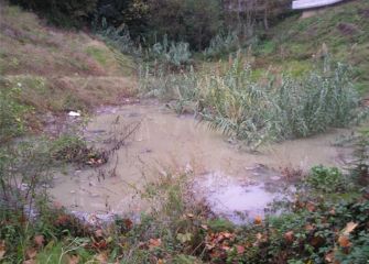 Aguas fecales en Intxaurrondo
