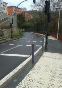 Alta velocidad subida Paseo Errondo a San Juan de Dios