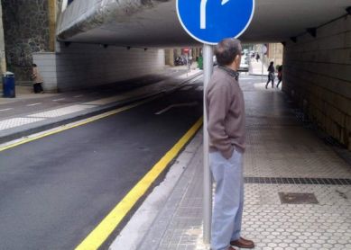 Altura peligrosa de esta señal