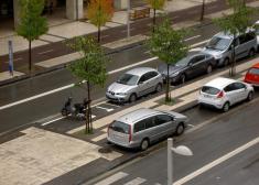 Aparca a diario en zona de motos en Riberas