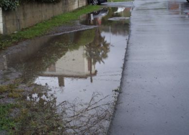 Aparcamiento fluvial en Ciudad Jardín de Loiola