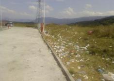 Basura en la gasolinera