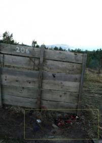 Basura en puestos de caza