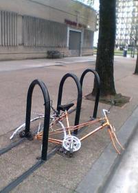 Bici saqueada