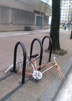 Bici saqueada