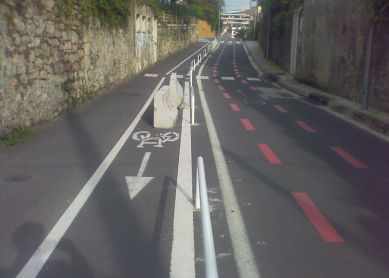 Bidegorri impracticable