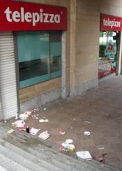 BOTELLON EN TELEPIZZA