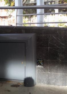 Cables en un parque de Beasain