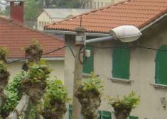 Cables sin soterrar en San Roke