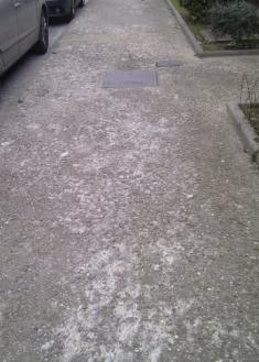 Calles sin mantenimiento