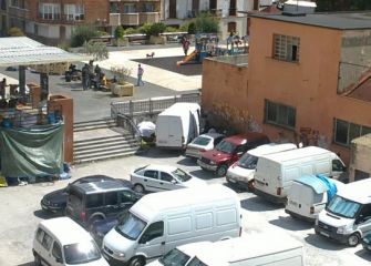 Campo de refugiados en el centro Errentería