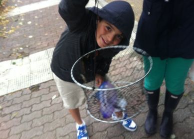 carabela en el puente de mundaiz