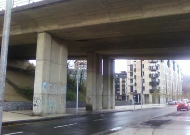 Cascada de agua en el Antiguo