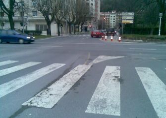 Chicana en la calle Parke