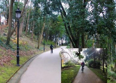 CICLISTAS EN CRISTINA ENEA