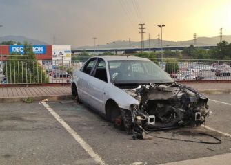 Coche desguazado en Belartza