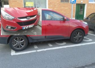 Coches en Parking Motos de Ibaeta