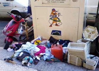 Container desvalijado