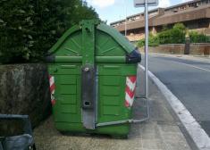 Container en la mitad