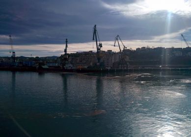 Contaminación en la bahía de Pasaia