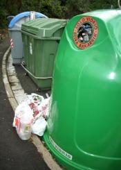 Contenedor abarrotado