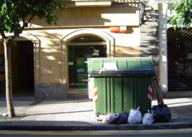 Contenedor en Bengoetxea