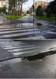 Cruces con balsas de agua en Carlos I