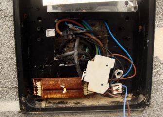 Cuadro eléctrico junto al Kursaal