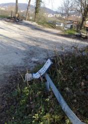 CURVA CIEGA Y PELIGROSA EN CAMINO PUTZUETA