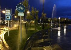 Despilfarro de agua en San Sebastián