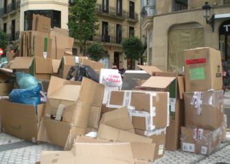 ¿Donde esta el contenedor de la basura???