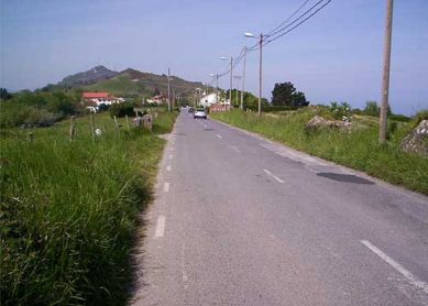 El camino de Igeldo, sin arcén