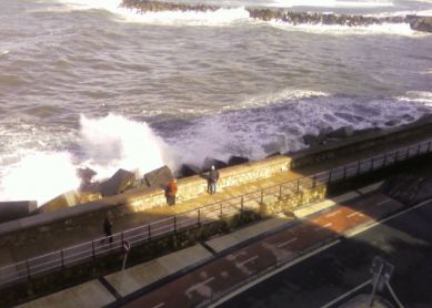 El espectáculo de las olas