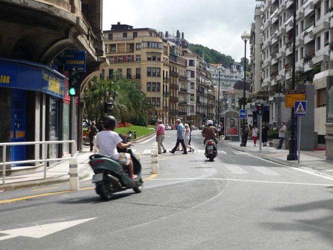 Tráfico en Donostia-San Sebastián