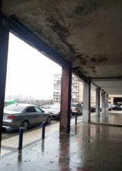 El techo se cae en la calle San Marcos (Beraun)