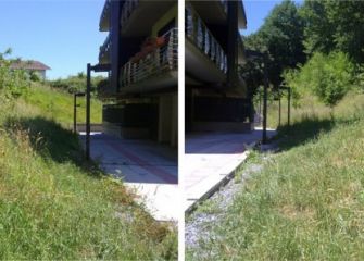 En Hernani no cortan la hierba en ciertas zonas...