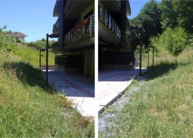 En Hernani no cortan la hierba en ciertas zonas...