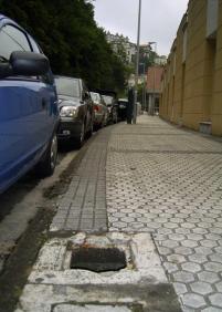 Entrada de metro, linea Ondarreta