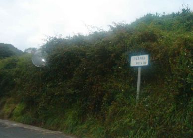 Espejo en el que no se ve nada