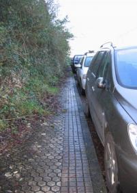 Estado de las aceras en Miramón