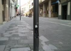 Farola en peatonal de Beasain